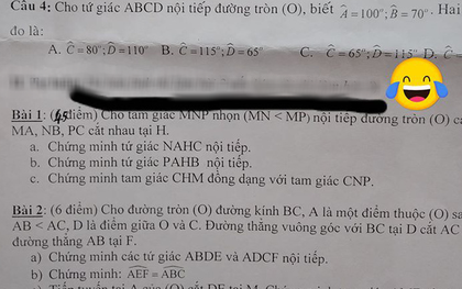 Cô giáo cho tự chọn đề kiểm tra nhưng không quên cà khịa đỉnh cao, học sinh đọc vào là nhột