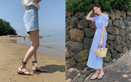 Hè này đi biển, chị em hãy kết thân với 4 kiểu giày dép vừa xinh vừa đi "ngon ơ" trên nền cát