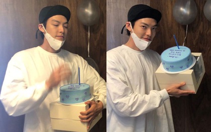 Tiệc sinh nhật Kim Woo Bin: Để mặt mộc, chẳng lên đồ vẫn bảnh, đón ngày vui ở "mái nhà chung" với Shin Min Ah