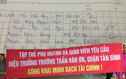 Phụ huynh trường tiểu học ở TP.HCM tố hiệu trưởng mập mờ thu chi, nhiều năm không trả tiền thừa vì "tính hay quên"?