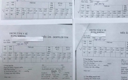 Xác minh, xử lý nghiêm vụ "nhân bản" phiếu siêu âm tim của phi công, tiếp viên hàng không