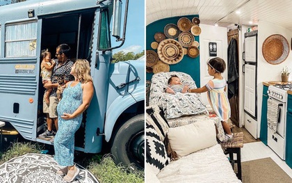 Chùm ảnh: Đôi vợ chồng trẻ biến xe bus thành ngôi nhà di động đẹp như trong cổ tích làm nức lòng người yêu xê dịch