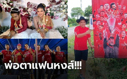 Thái Lan: Bố vợ chơi khăm, bắt con rể fan MU ăn mừng chức vô địch của đối thủ truyền kiếp mới cho cưới