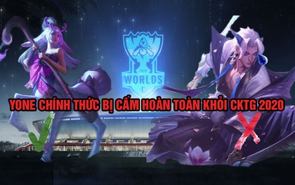 Riot Games xác nhận Yone bị cấm cửa khỏi CKTG 2020 - "Chúng tôi không muốn Pantheon thứ 2 xuất hiện"