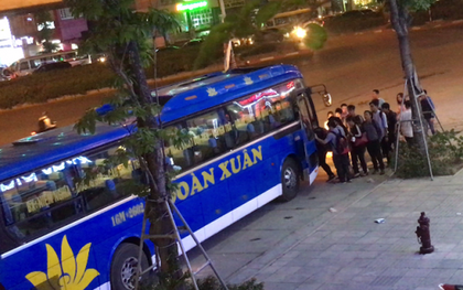 Làm rõ tố cáo cảnh sát giao thông "bảo kê" bến xe khách trái phép trên đường Nguyễn Xiển, Khuất Duy Tiến