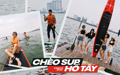 Một buổi chèo SUP hồ Tây: Tuy không được phép “nhún nhảy” nhưng vẫn mê chữ ê kéo dài