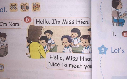 Phụ huynh thắc mắc về sách tiếng Anh lớp 3, mẫu câu "Hello, I'm Miss Hien" nghe sao hoang mang thế, cô giáo bộ môn lên tiếng giải đáp