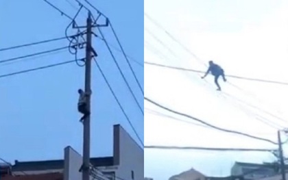 Vừa ra tù là bị bạn gái cắt đứt quan hệ, nam thanh niên chán đời "đu dây điện" hơn 8 giờ, gián tiếp khiến một cụ già tử vong