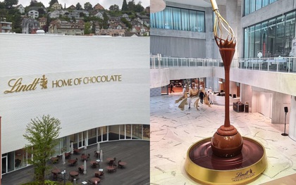 Choáng ngợp trước bảo tàng chocolate lớn nhất thế giới, nơi có đài phun chocolate "siêu to khổng lồ" khiến hội hảo ngọt thích mê