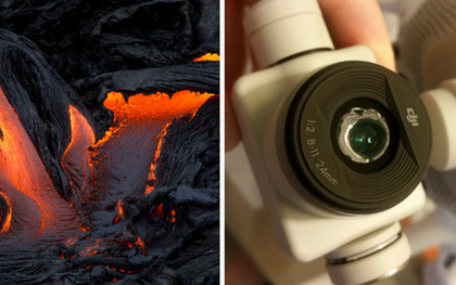 Suýt thiêu cháy camera trên miệng núi lửa, nhiếp ảnh gia lại thu được những khoảnh khắc không tưởng