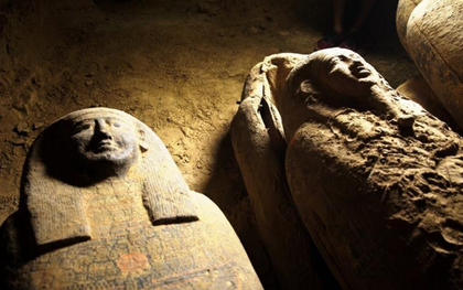 Ai Cập phát hiện quan tài nguyên vẹn 2.500 năm tuổi
