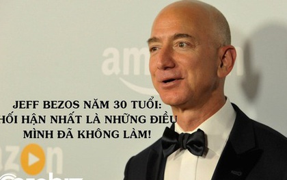 Nhìn thấy bản thân ở Jeff Bezos năm 30 tuổi: Chênh vênh không biết nên bỏ việc hay khởi nghiệp, đâu là điều sẽ khiến mình hối hận nhất?