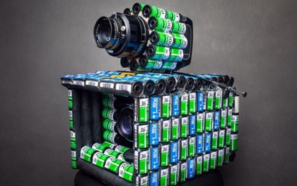 YouTuber kiêm nhiếp ảnh gia biến hàng trăm vỏ film 35mm thành máy ảnh film cực độc
