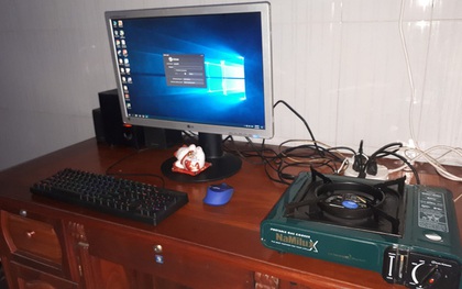 Chết cười với bộ PC "bếp ga mini" do chính game thủ Việt lắp ráp