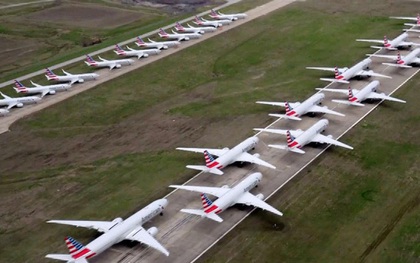 Hàng không - nạn nhân ‘khổ’ nhất vì Covid-19: Ế khách, máy bay nằm không còn phải tranh nhau chỗ đỗ