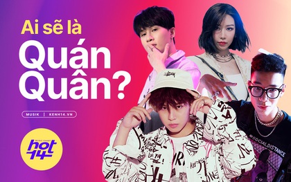 GDucky, MCK và RTee chiến nhau cực căng vòng bình chọn cuối cùng, Jack và Min so kè nhau cho vị trí no.1 BXH HOT14 tuần này