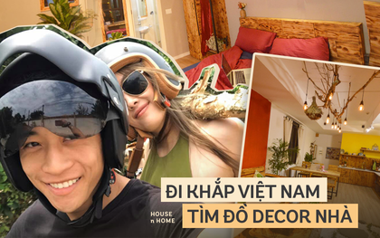 Đôi vợ chồng trẻ đi từ Nam ra Bắc tìm vật liệu decor nhà, 6 tháng sau có ngay thành quả đẹp miễn bàn