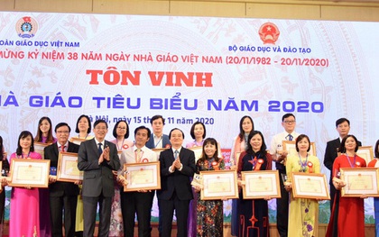 Tôn vinh 183 nhà giáo tiêu biểu năm 2020