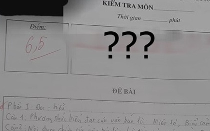 Chép nguyên lời nhạc vào bài văn, cô giáo lạnh lùng phê 1 dòng khiến nam sinh sợ "xanh mặt"