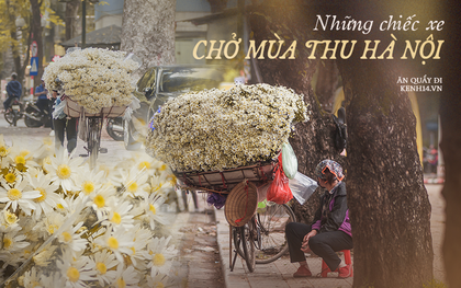 Hà Nội những ngày này, có những chiếc xe "gói trọn mùa thu" rong ruổi khắp phố phường