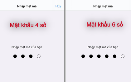 Mẹo hay giúp tùy ý thay đổi mật khẩu 4 số, 6 số hoặc cả chữ và số trên iPhone