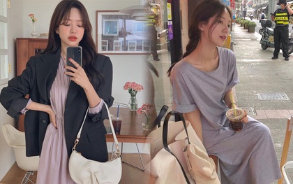 4 kiểu váy oversized mặc siêu xinh, giấu dáng cực khéo nên đang được hội gái Hàn chăm chỉ lăng xê