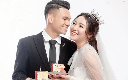 Hé lộ ảnh cưới của Xuân Mạnh và bạn gái: Ngọt ngào đúng nghĩa