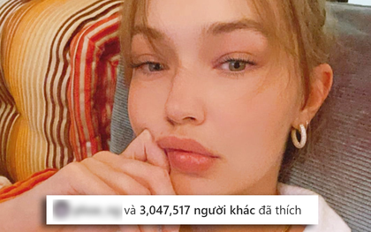 Mẹ bỉm 9x đẹp nhất Hollywood gọi tên Gigi Hadid: Đăng ảnh selfie thôi mà 3 triệu người chết mê, ai ngờ vừa lâm bồn 4 tháng