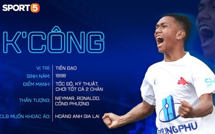 K’Công - cánh chim lạ ở SV-League 2020, chơi bóng như thần tượng Neymar