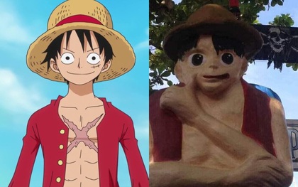 Netizen khóc thét với bộ tượng One Piece lỗi toàn tập gây bão MXH: Sợ nhất là Luffy không cổ dị vô cùng!