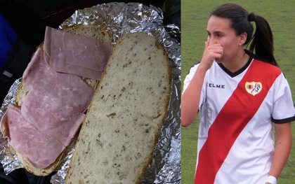 Bữa ăn "bất bình đẳng" đến thảm họa của đội bóng nữ ở Tây Ban Nha: Hai lát bánh mì và vài miếng thịt nguội mỏng dính!