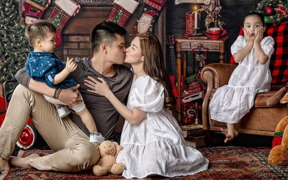 Bộ ảnh “gây sốt” của gia đình “mỹ nhân đẹp nhất Philippines”: Biểu cảm của hai nhóc tỳ khi thấy bố mẹ hôn nhau chiếm spotlight
