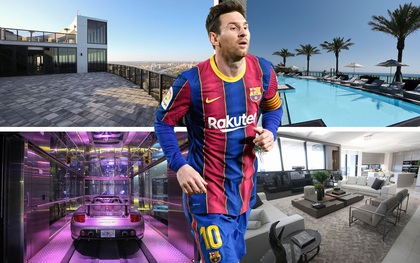 Khám phá căn hộ xịn xò Messi vừa tậu ở Mỹ, hé lộ bến đỗ tương lai của "Bọ chét nguyên tử"