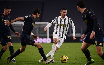 Ronaldo tỏa sáng, Juventus nhọc nhằn vào Tứ kết Coppa Italia sau màn rượt đuổi tỷ số hấp dẫn