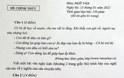 Đề Văn lớp 9 “gây lú” vì quá khó, dân tình đọc xong choáng nặng vì không hiểu gì!