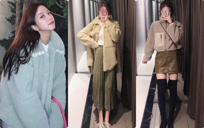 Đu trend theo Park Min Young, Jisoo (BLACKPINK) diện áo khoác bông, cô nàng ghé qua Zara và tìm được 6 mẫu áo "ưng bụng" nhất