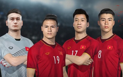 Tin cực vui: Đội tuyển Việt Nam chính thức có mặt trong PES 2022