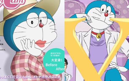 Sốc với loạt ảnh Doraemon "chuyển giới" thành mỹ nhân sexy, khoe "chân dài tới nách" nuột nà như siêu mẫu quốc tế!