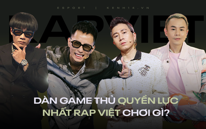 Bộ sậu quyền lực nhất Rap Việt hóa ra toàn game thủ thứ thiệt: Kẻ rủ cả thí sinh "đi nét" chiến game, người khoe lịch sử đấu "khét lẹt"