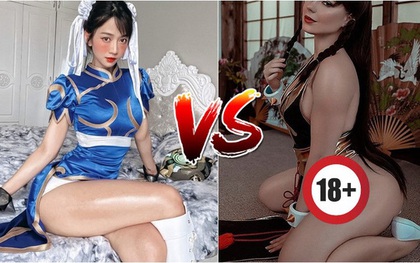 Đây mới chuẩn Chun-Li 18+ mà game thủ ao ước, so về độ sexy hở bạo thì Lê Bống đúng là “không đủ tuổi”