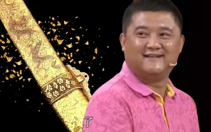 Chàng trai rút thanh bảo kiếm vàng trong chương trình kiểm định, chuyên gia sững sờ: Xin hỏi tổ tiên anh là ai?