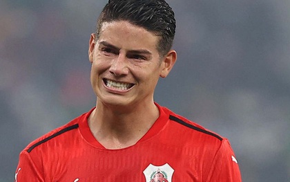 Trai đẹp James Rodriguez đòi đánh trọng tài vì chiếc thẻ đỏ oan ức