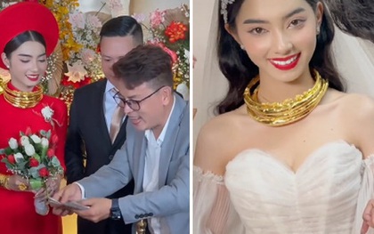 Cô dâu hot nhất MXH: Mang "gánh nặng" 30 cây vàng, 400 triệu đồng trong ngày cưới