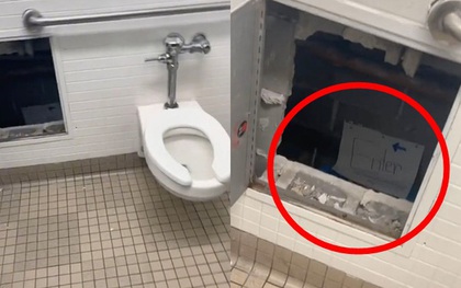 Phát hiện phòng bí mật trong nhà vệ sinh của trường, thanh niên có ngay video hơn 30 triệu lượt xem cùng trải nghiệm đầy rùng rợn