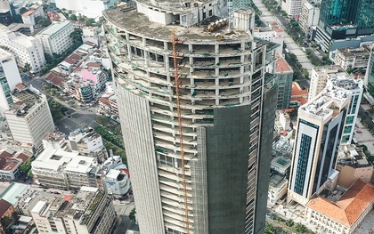 Tòa cao ốc bị bỏ hoang gần một thập kỷ ở Sài Gòn đang được thi công trở lại, liệu có "hồi sinh"?
