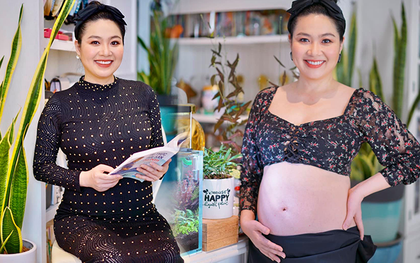 Diễn viên Lê Khánh khoe bụng bầu bé thứ 2, nhan sắc mẹ bỉm thế nào mà chính chủ phải tự khen điểm này?