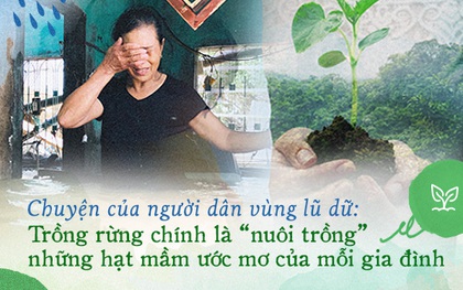 Chuyện của người dân vùng lũ dữ: Trồng rừng chính là “nuôi trồng” những hạt mầm ước mơ của mỗi gia đình