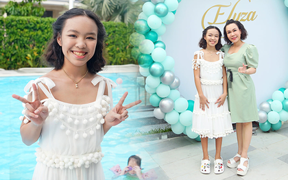 Sinh nhật 12 tuổi của ái nữ nhà Việt Hương: Tổ chức ở hồ bơi "chanh sả", chiều cao và nhan sắc thiên kim chiếm spotlight!