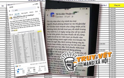Trừ tiền test Covid-19 với giá "cắt cổ", hàng trăm công nhân bức xúc: Doanh nghiệp nói gì?