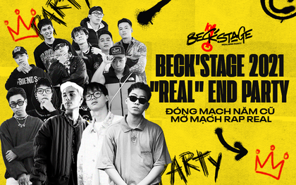 Đứng ngồi không yên: Sân chơi Beck'Stage trở lại, mở mạch rap "Real" đỉnh cao!